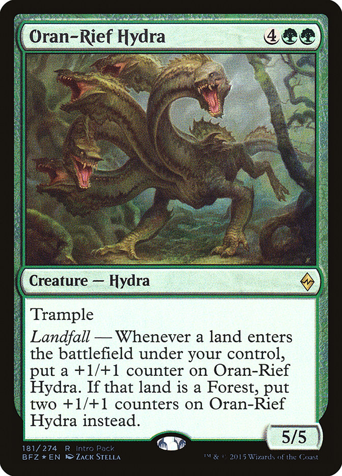 Oran-Rief Hydra (Intro Pack) [Battle for Zendikar Promos] | Grognard Games