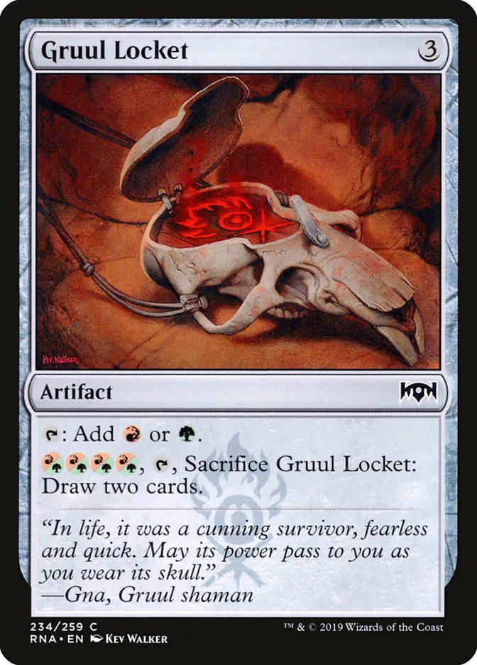 Gruul Locket [Ravnica Allegiance] | Grognard Games