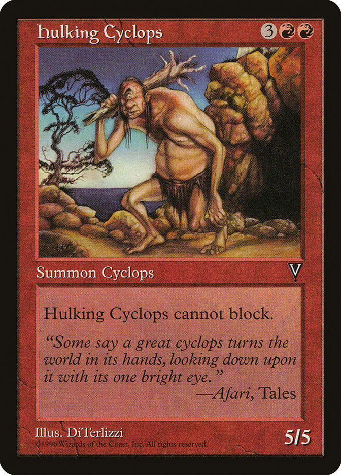 Hulking Cyclops [Visions] | Grognard Games