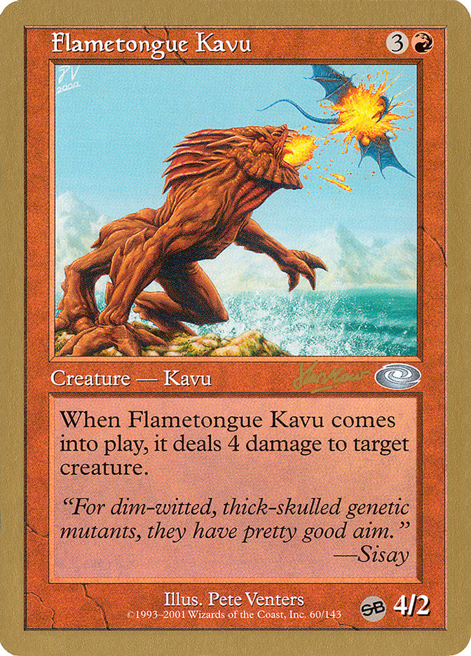 Flametongue Kavu (Sim Han How) (SB) [World Championship Decks 2002] | Grognard Games