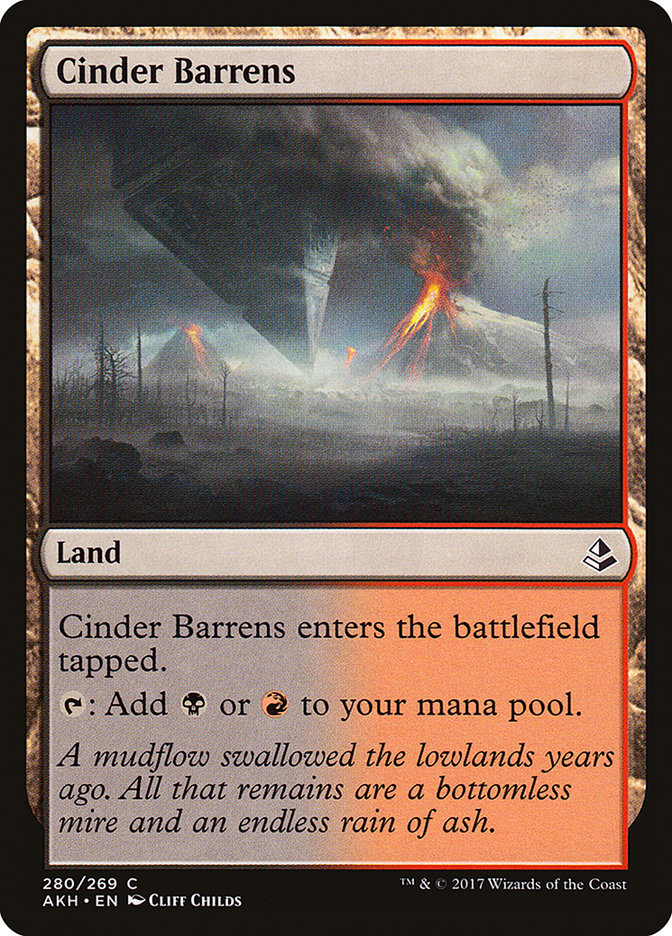 Cinder Barrens [Amonkhet] | Grognard Games