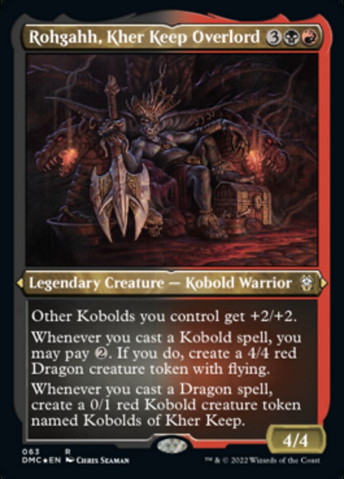 Rohgahh, Kher Keep Overlord (Foil Etched) [Dominaria United Commander] | Grognard Games