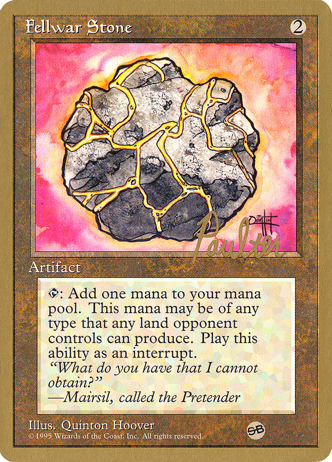 Fellwar Stone (Preston Poulter) (SB) [Pro Tour Collector Set] | Grognard Games