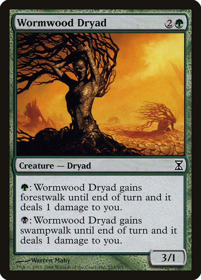 Wormwood Dryad [Time Spiral] | Grognard Games