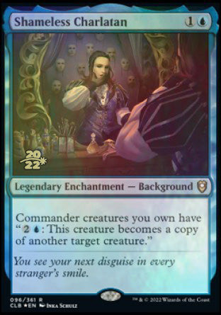 Shameless Charlatan [Commander Legends: Battle for Baldur's Gate Prerelease Promos] | Grognard Games