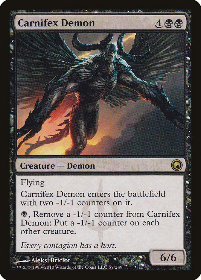 Carnifex Demon [Scars of Mirrodin] | Grognard Games