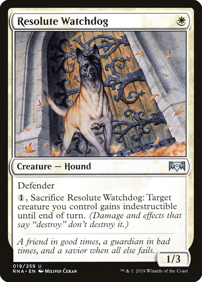 Resolute Watchdog [Ravnica Allegiance] | Grognard Games