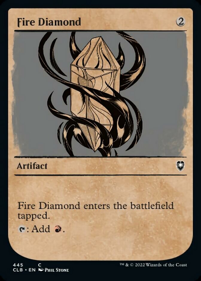 Fire Diamond (Showcase) [Commander Legends: Battle for Baldur's Gate] | Grognard Games