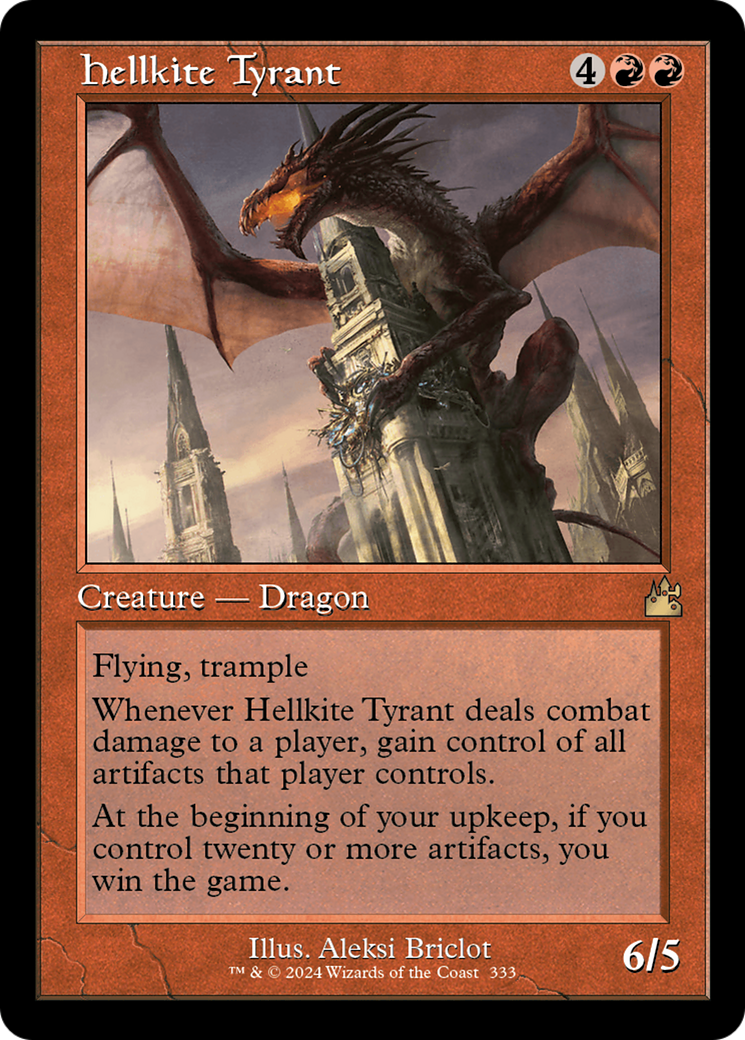 Hellkite Tyrant (Retro Frame) [Ravnica Remastered] | Grognard Games