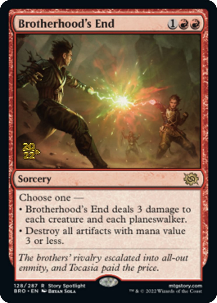 Brotherhood's End [The Brothers' War: Prerelease Promos] | Grognard Games