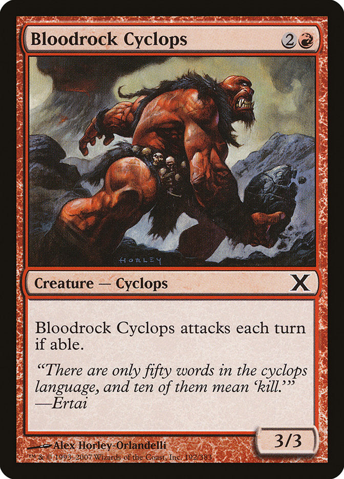 Bloodrock Cyclops [Tenth Edition] | Grognard Games