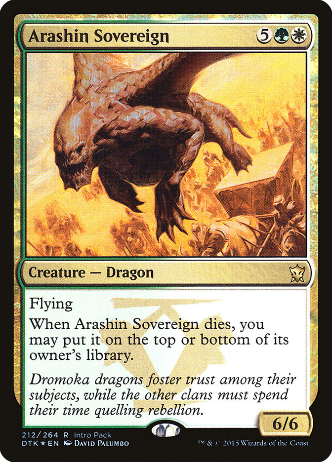 Arashin Sovereign (Intro Pack) [Dragons of Tarkir Promos] | Grognard Games