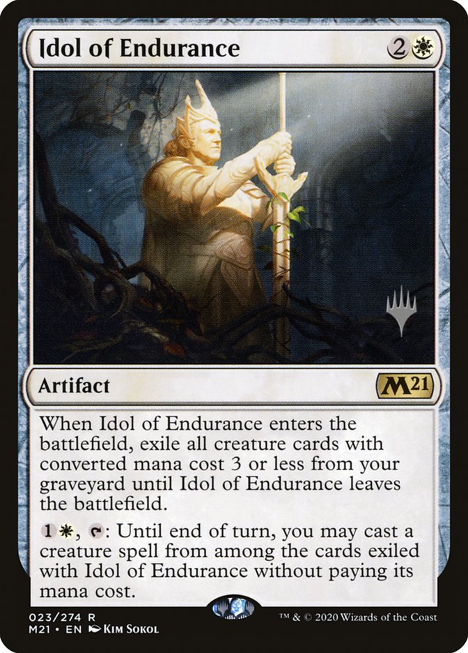 Idol of Endurance (Promo Pack) [Core Set 2021 Promos] | Grognard Games