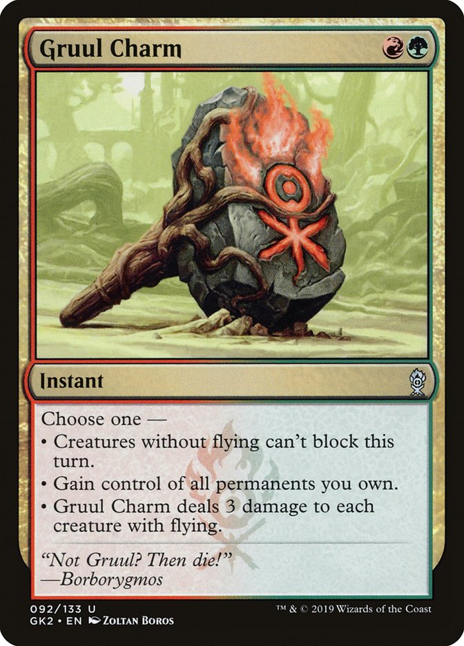 Gruul Charm [Ravnica Allegiance Guild Kit] | Grognard Games