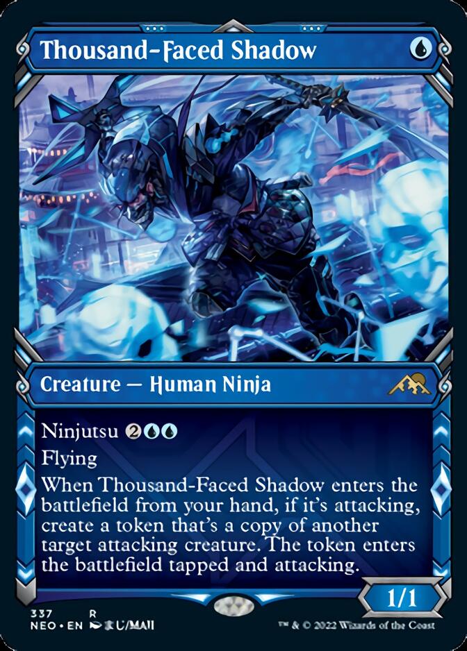 Thousand-Faced Shadow (Showcase Ninja) [Kamigawa: Neon Dynasty] | Grognard Games