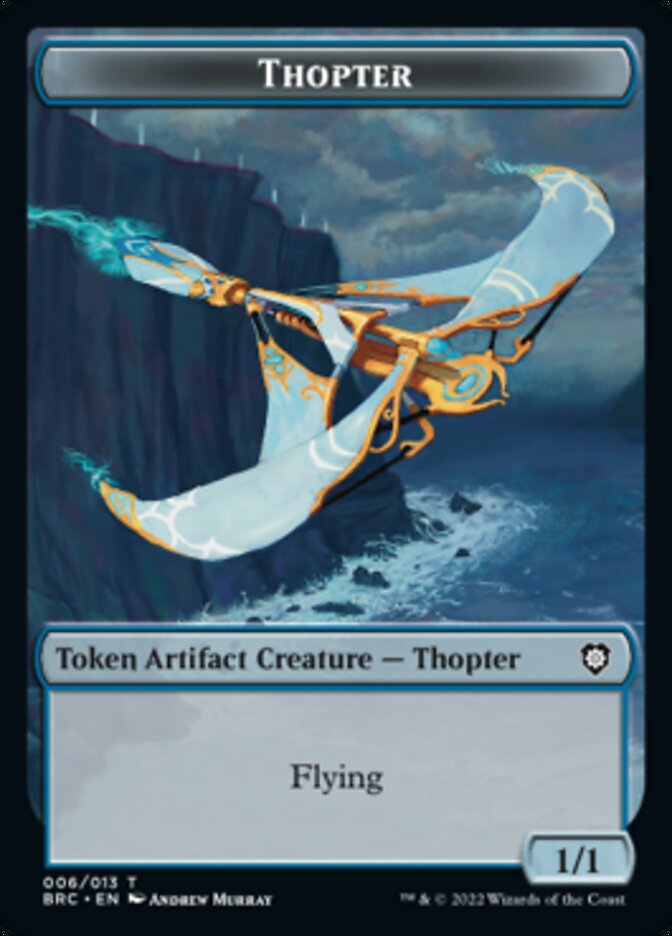 Copy // Thopter (006) Double-Sided Token [The Brothers' War Commander Tokens] | Grognard Games