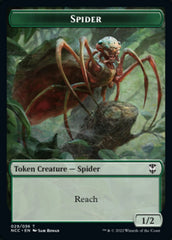 Treefolk // Spider Double-sided Token [Streets of New Capenna Commander Tokens] | Grognard Games