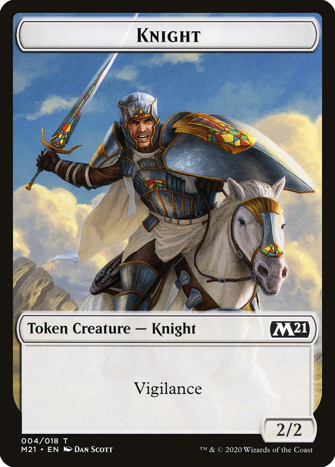 Knight [Core Set 2021 Tokens] | Grognard Games