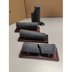 BB578 Gothic Industrial - Storage Tanks (OOP Grey) | Grognard Games