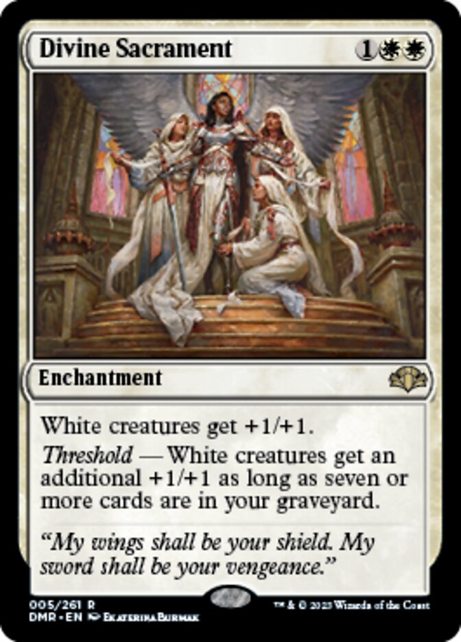 Divine Sacrament [Dominaria Remastered] | Grognard Games