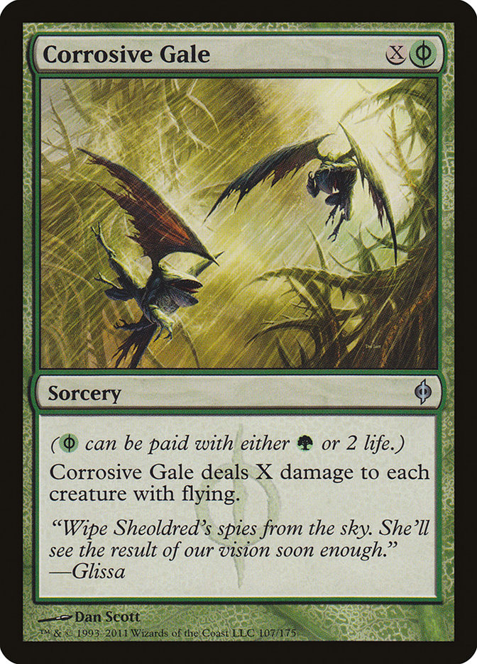 Corrosive Gale [New Phyrexia] | Grognard Games