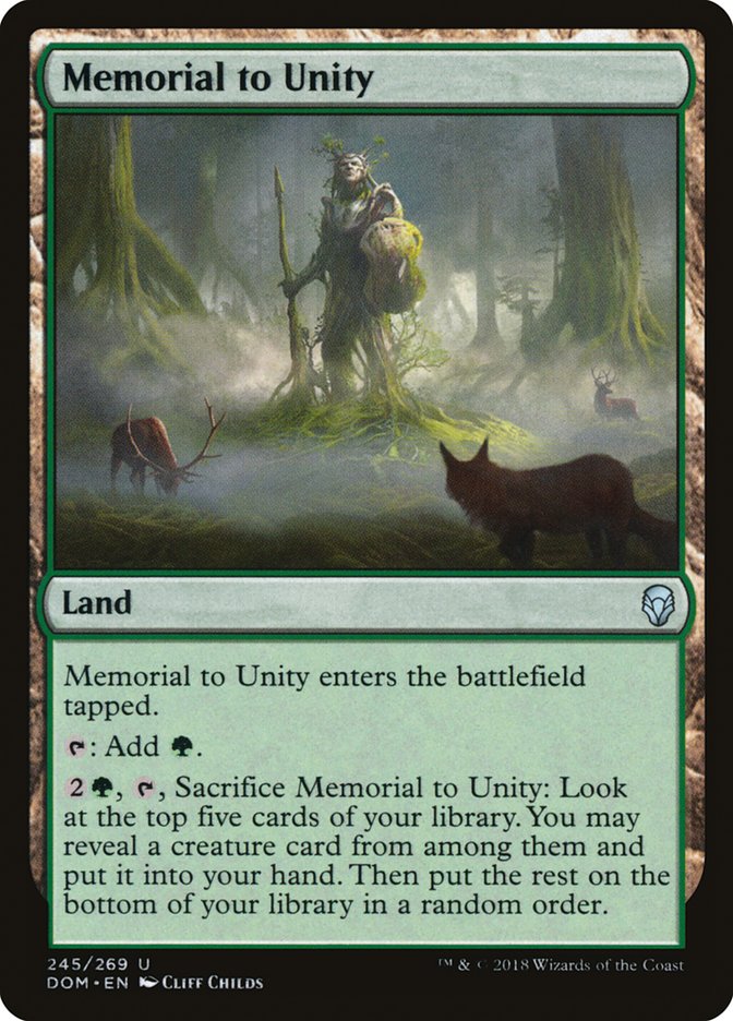 Memorial to Unity [Dominaria] | Grognard Games