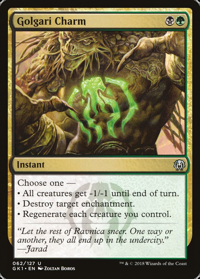 Golgari Charm [Guilds of Ravnica Guild Kit] | Grognard Games