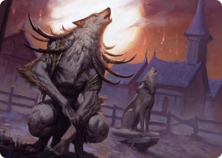 Lord of the Ulvenwald Art Card [Innistrad: Midnight Hunt Art Series] | Grognard Games