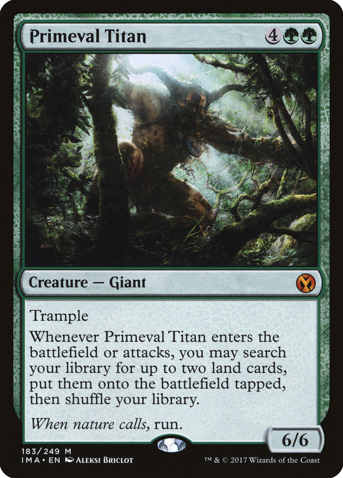 Primeval Titan [Iconic Masters] | Grognard Games