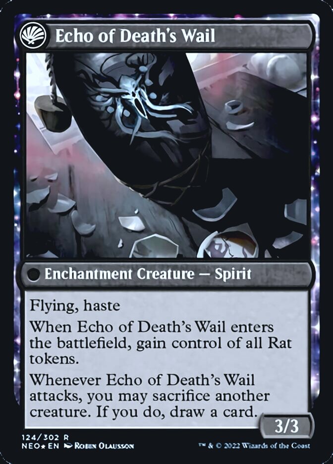 Tribute to Horobi // Echo of Death's Wail [Kamigawa: Neon Dynasty Prerelease Promos] | Grognard Games