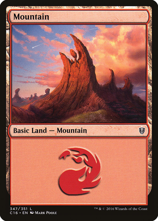 Mountain (347) [Commander 2016] | Grognard Games