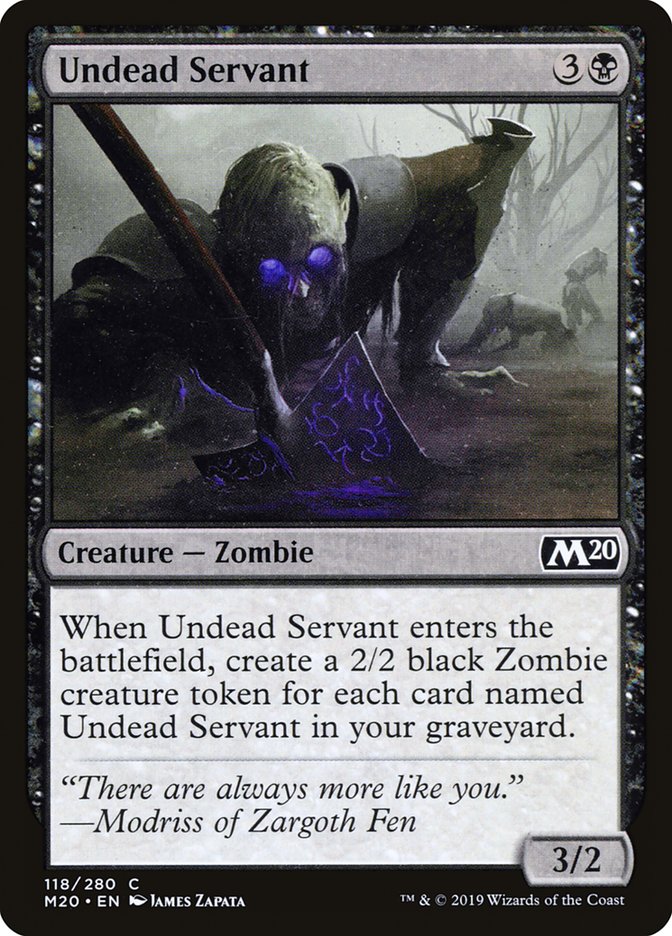 Undead Servant [Core Set 2020] | Grognard Games