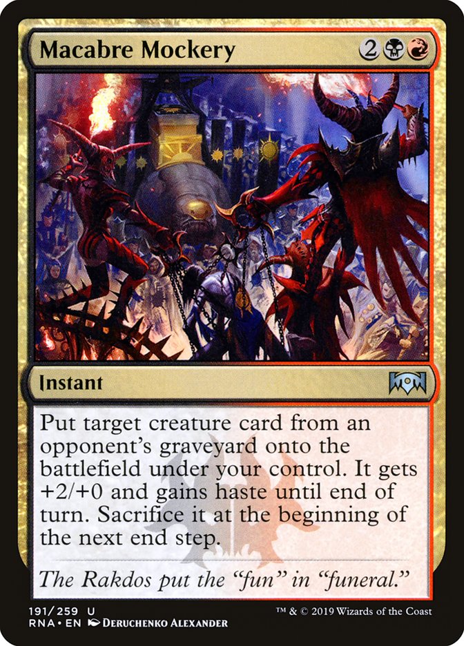 Macabre Mockery [Ravnica Allegiance] | Grognard Games