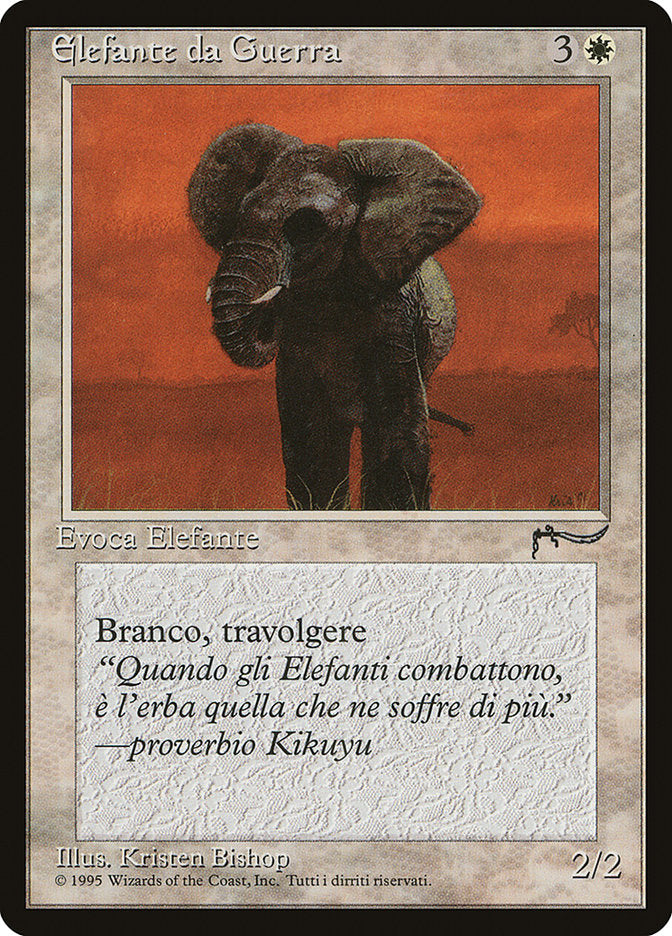 War Elephant (Italian) - "Elefante da Guerra" [Rinascimento] | Grognard Games