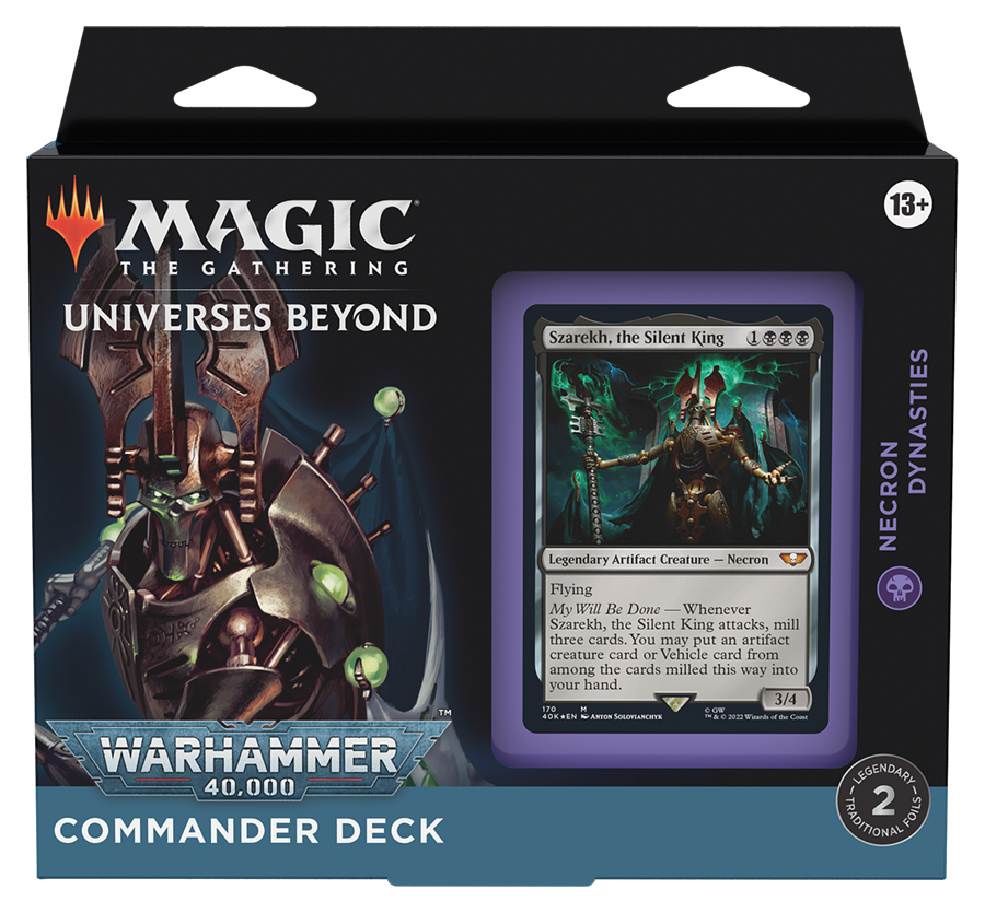 Warhammer 40,000 - Commander Deck (Necron Dynasties) | Grognard Games