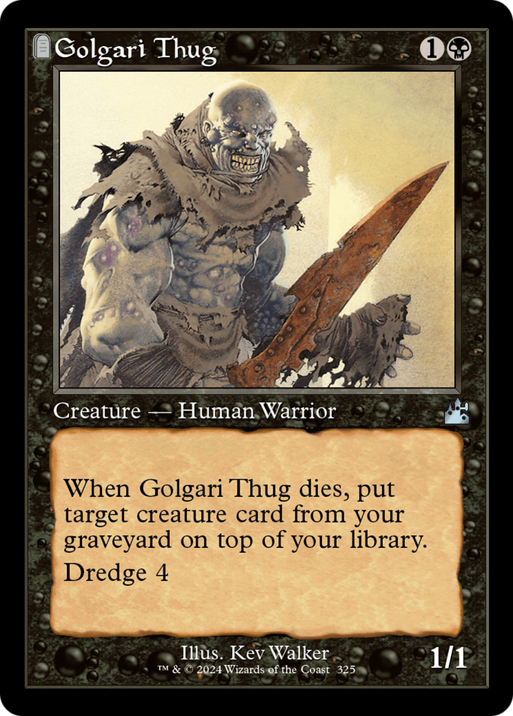 Golgari Thug (Retro Frame) [Ravnica Remastered] | Grognard Games