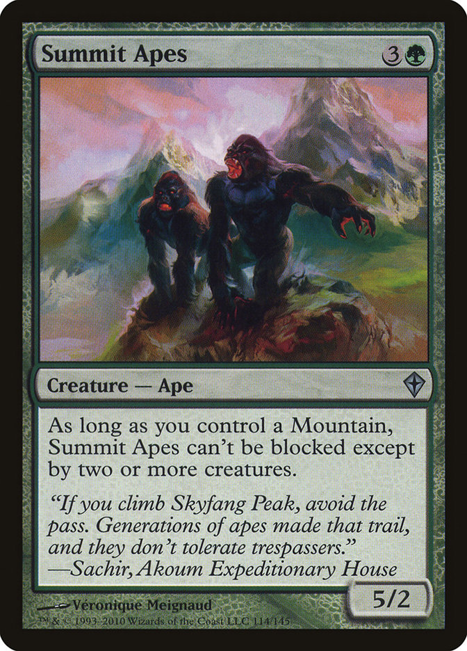 Summit Apes [Worldwake] | Grognard Games