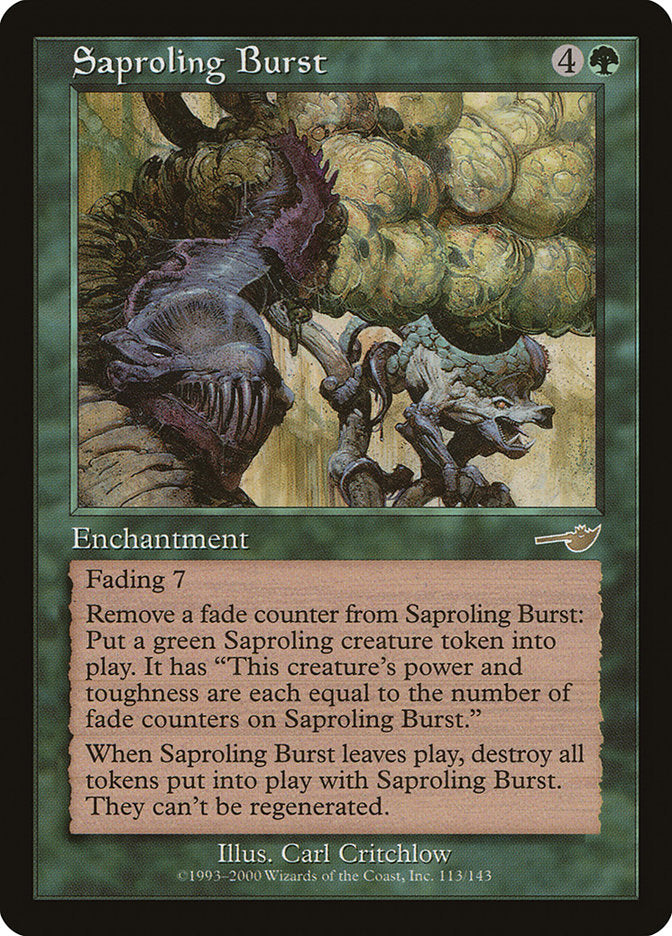 Saproling Burst [Nemesis] | Grognard Games