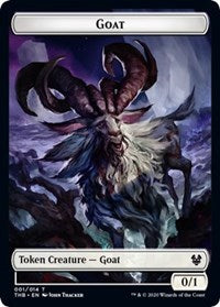 Goat // Satyr Double-sided Token [Theros Beyond Death Tokens] | Grognard Games