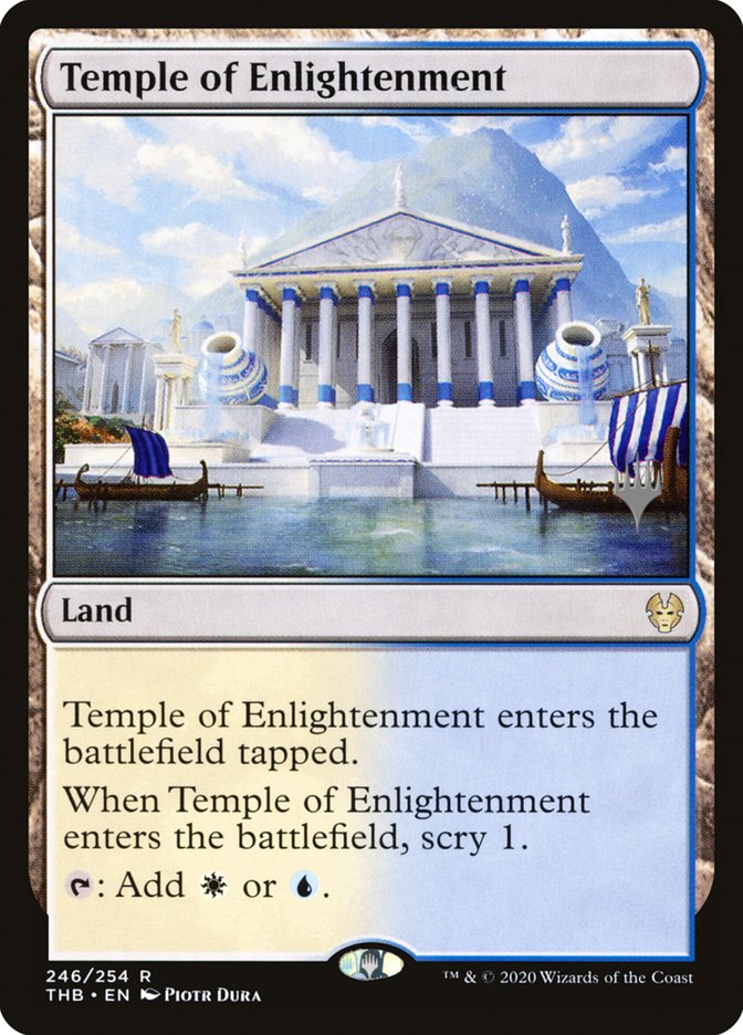 Temple of Enlightenment (Promo Pack) [Theros Beyond Death Promos] | Grognard Games