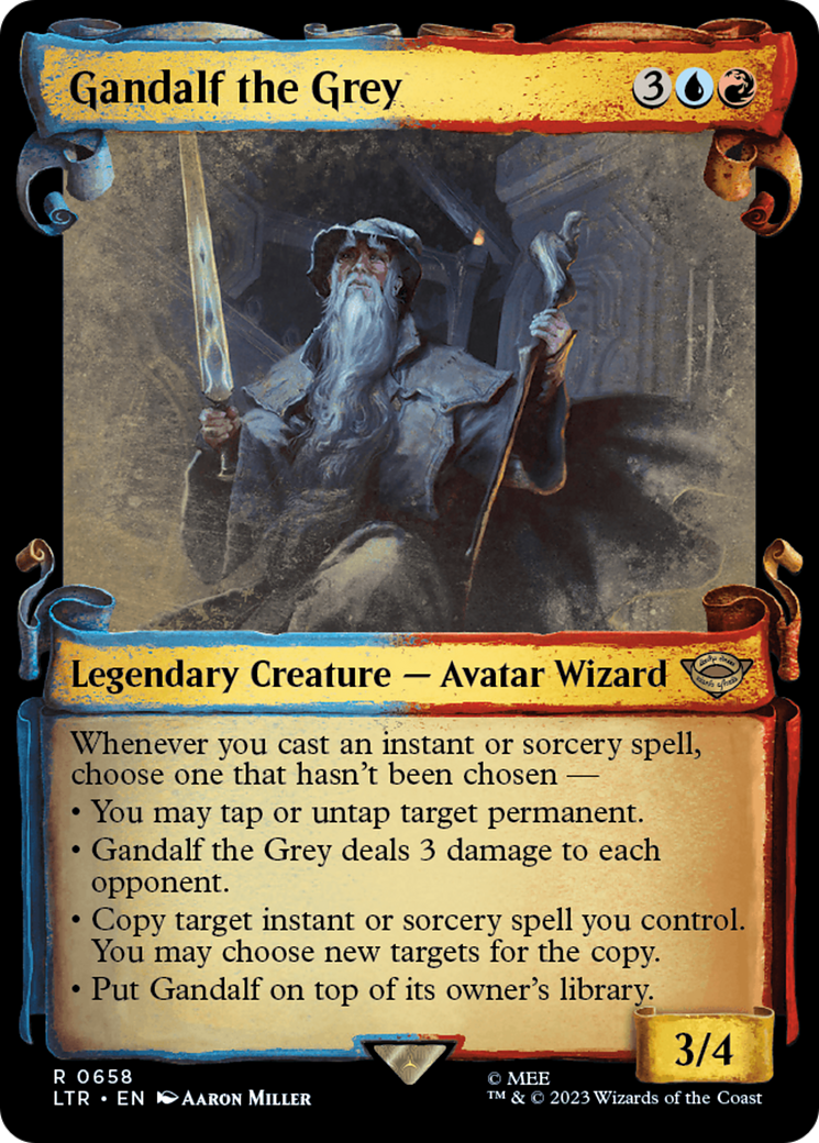 Gandalf the Grey [The Lord of the Rings: Tales of Middle-Earth Showcase Scrolls] | Grognard Games