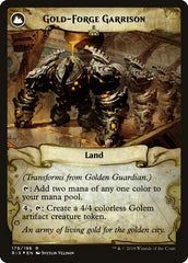 Golden Guardian // Gold-Forge Garrison [Rivals of Ixalan Prerelease Promos] | Grognard Games