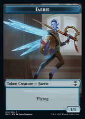 Faerie // Rogue Double-sided Token [Streets of New Capenna Commander Tokens] | Grognard Games