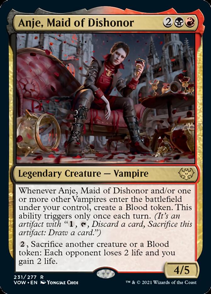 Anje, Maid of Dishonor [Innistrad: Crimson Vow] | Grognard Games