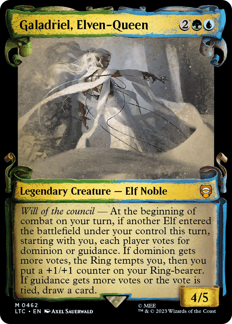 Galadriel, Elven-Queen [The Lord of the Rings: Tales of Middle-Earth Commander Showcase Scrolls] | Grognard Games