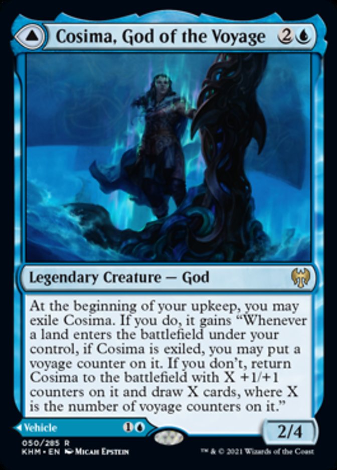 Cosima, God of the Voyage // The Omenkeel [Kaldheim] | Grognard Games