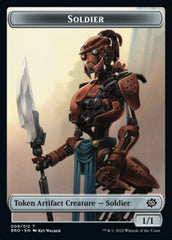 Powerstone // Soldier (009) Double-Sided Token [The Brothers' War Tokens] | Grognard Games