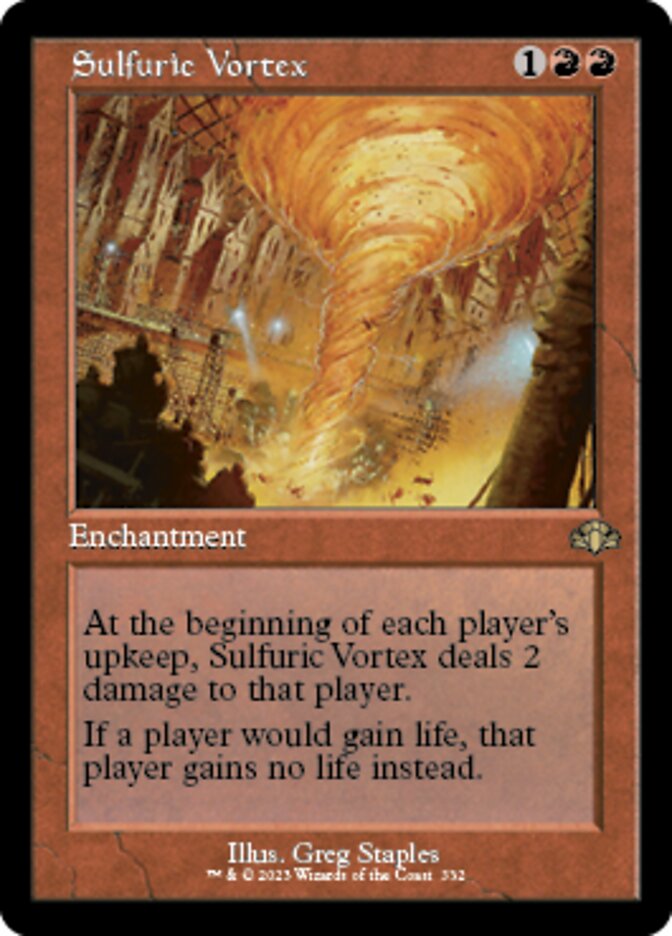 Sulfuric Vortex (Retro) [Dominaria Remastered] | Grognard Games