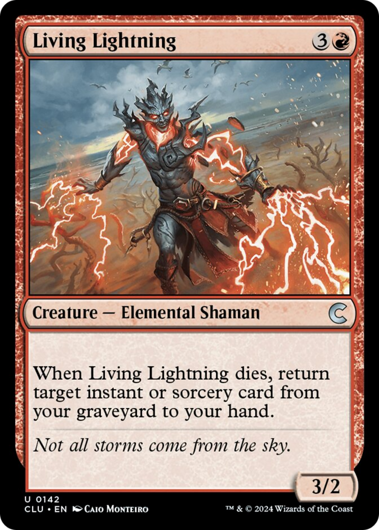 Living Lightning [Ravnica: Clue Edition] | Grognard Games