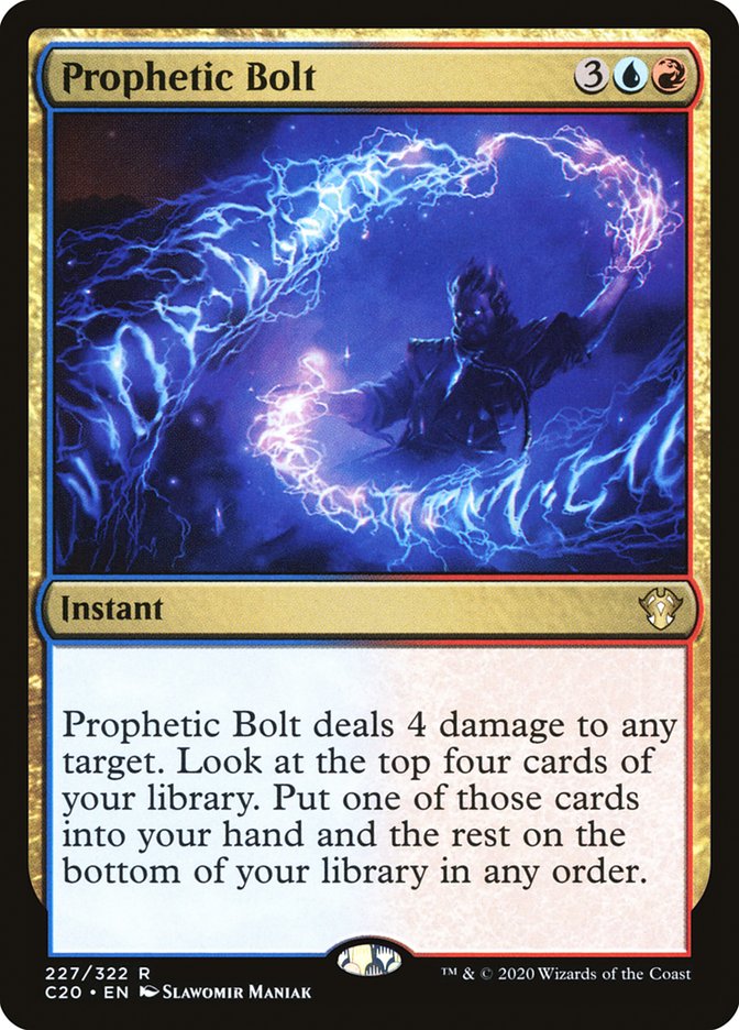 Prophetic Bolt [Commander 2020] | Grognard Games